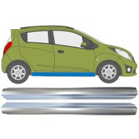 Pannello di riparazione sottoporta lamiera per Chevrolet Spark 2010-2014 / Sinistra+Destra / Set 16056