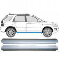 Pannello di riparazione sottoporta lamiera per Kia Sportage II 2004-2010 / Sinistra = Destra (simmetrico) 10504