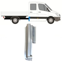 Lamiera di riparazione dell'angolo posteriore per Mercedes Sprinter 2006-2018 / Destra / Doppia cabina 14977