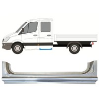 Lamiera di riparazione sottoporta posteriore per Mercedes Sprinter 2006-2018 / Sinistra / Doppia cabina 15067