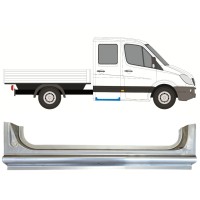 Lamiera di riparazione sottoporta posteriore per Mercedes Sprinter 2006-2018 / Destra / Doppia cabina 15066