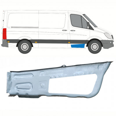 Pannello di riparazione gradino anteriore per Mercedes Sprinter 2006 - / Destra 10206