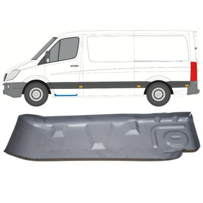 Lamierato riparazione gradino per Mercedes Sprinter 2006-2018 / Sinistra 15073