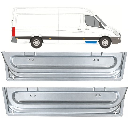 Pannello di riparazione porta anteriore interno per Mercedes Sprinter 2006-2018 / Sinistra+Destra / Set 17055