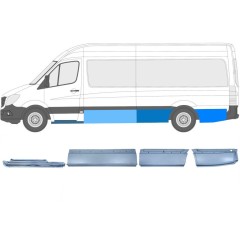 Set di pannelli di riparazione per Volkswagen Crafter 2005-2017 / Sinistra / 14505