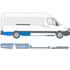 Set di pannelli di riparazione per Mercedes Sprinter 2006-2018 / Destra / 12426