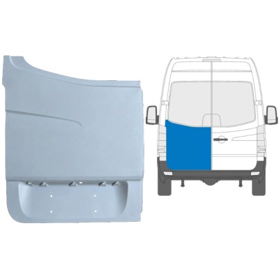 Pannello di riparazione porta posteriore alta per Volkswagen Crafter 2005-2017 / Sinistra 13506