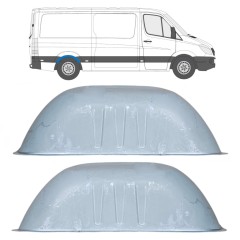 Pannello di riparazione arco ruota posteriore per Mercedes Sprinter 2006-2018 / Set 11736