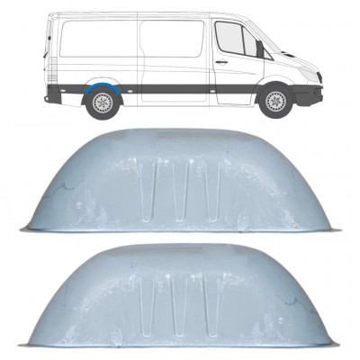 Pannello di riparazione arco ruota posteriore per Mercedes Sprinter 2006- / Set 11736