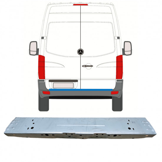 Pannello di riparazione posteriore per Mercedes Sprinter 2006- 11645