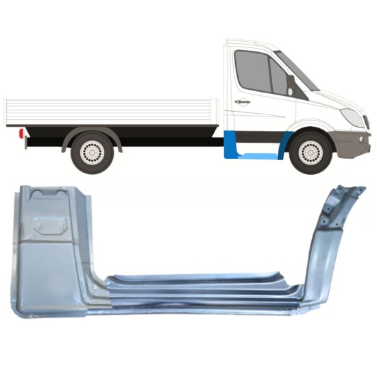 Set di pannelli di riparazione per Mercedes Sprinter 2006-2018 / Destra / Cabina singola / 15083 Set di pannelli di riparazione per Mercedes Sprinter 2006-2018 / Destra / Cabina singola / 15083