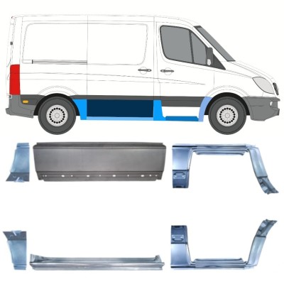 Set di pannelli di riparazione per Volkswagen Crafter 2005-2017 / Sinistra+Destra 15594