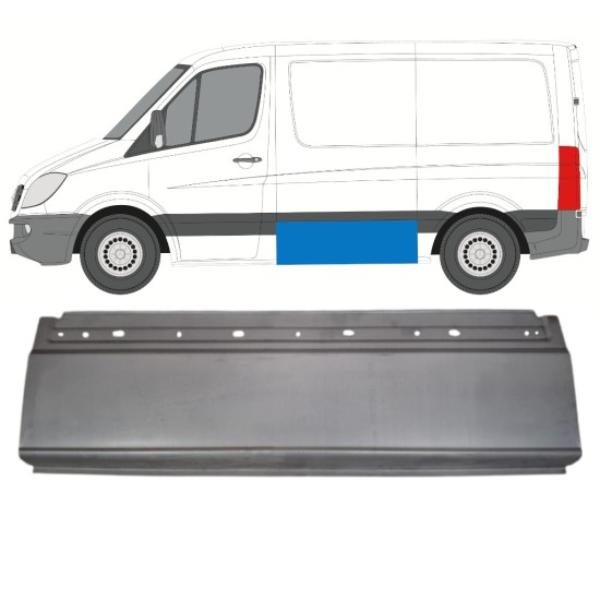 Pannello di riparazione laterale per Mercedes Sprinter 2006-2018 / Sinistra 15587
