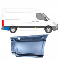 Pannello di riparazione parafango posteriore per Mercedes Sprinter 2006- / MWB / Destra 5718