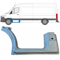 Pannello di riparazione sottoporta e parafango anteriore per Mercedes Sprinter 2018- / Sinistra 17091