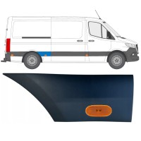 Modanatura laterale parafango posteriore con lampada per Mercedes Sprinter 2018- / Destra / Set 16652