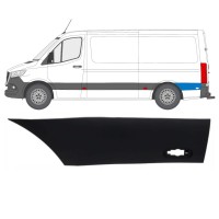 Modanatura laterale parafango posteriore dietro la ruota per Mercedes Sprinter 2018- / Sinistra 16645