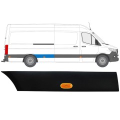 Modanatura laterale parafango posteriore con lampada per Mercedes Sprinter 2018- / Destra / Set 12964