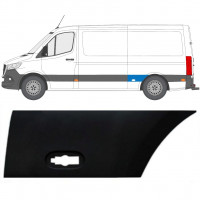 Modanatura laterale parafango posteriore per Mercedes Sprinter 2018- / Sinistra 12937
