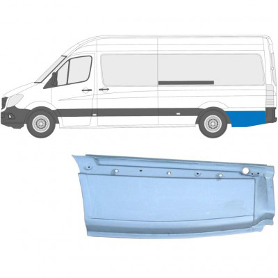 MERCEDES SPRINTER 2006- BASE RUOTE LUNGA PANNELLO DI RIPARAZIONE DELL\'ALA POSTERIORE / SINISTRA