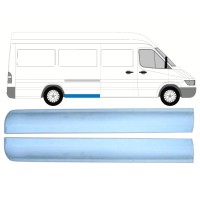 Pannello di riparazione sezione anteriore parafango posteriore per Mercedes Sprinter 1995-2006 / Sinistra+Destra / Set 9864