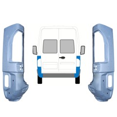 Lamiera di riparazione dell'angolo posteriore per Mercedes Sprinter 1995-2006 / Sinistra+Destra / Set 10486