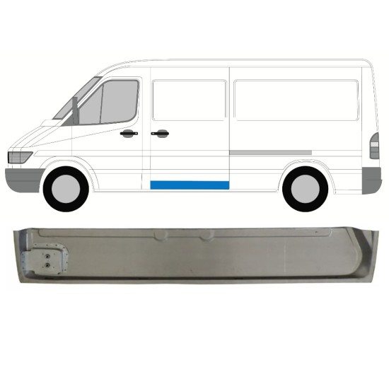Pannello di riparazione porta scorrevole interno per Mercedes Sprinter 1995-2006 / Sinistra 17295