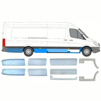 Set di pannelli di riparazione per Mercedes Sprinter 2006- / XLWB /  11570