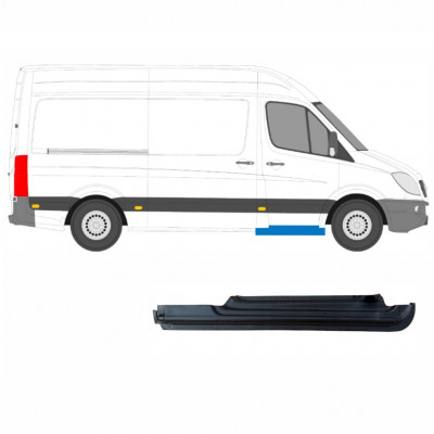 Pannello di riparazione davanzale della porta anteriore per Mercedes Sprinter 2006- / Destra 8889