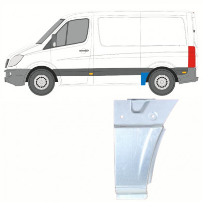 MERCEDES SPRINTER 2006- PASSO CORTO PANNELLO DI RIPARAZIONE DELL\'ALA POSTERIORE / SINISTRA