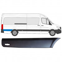 Modanatura laterale parafango posteriore dietro la ruota per Mercedes Sprinter 2006- / LWB / Destra 8028