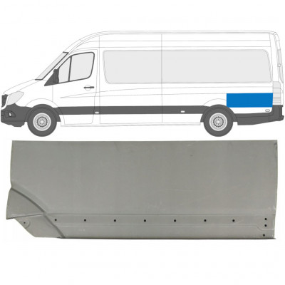 MERCEDES SPRINTER 2006- PANNELLO ALARE POSTERIORE DIETRO RUOTA / SINISTRA