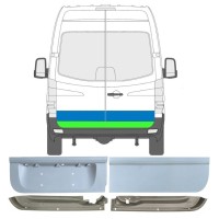 Pannello di riparazione porta posteriore per Volkswagen Crafter 2005-2017 / Sinistra+Destra 17175