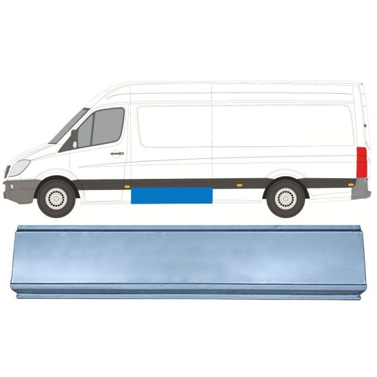Pannello di riparazione laterale per Mercedes Sprinter 2006-2018 / Sinistra 17306