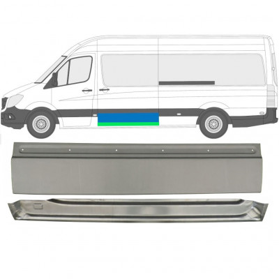 MERCEDES SPRINTER 2006- PANNELLO DI RIPARAZIONE PER PORTE SCORREVOLI / SET / SINISTRA