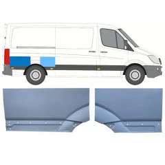 Pannello di riparazione parafango posteriore per Mercedes Sprinter 2006-2018 / Destra / Set 11275