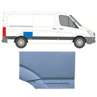 Pannello di riparazione parafango posteriore per Mercedes Sprinter 2006- / Destra 11271