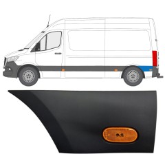Modanatura laterale parafango posteriore con lampada per Mercedes Sprinter 2018- / Sinistra / Set 12967