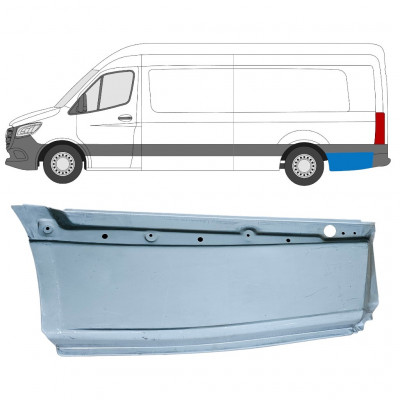 Pannello di riparazione parafango posteriore per Mercedes Sprinter 2018- / Sinistra 12975