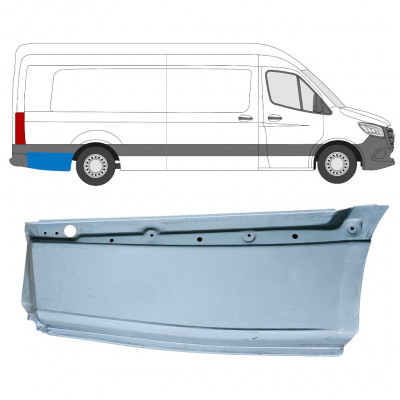 Pannello di riparazione parafango posteriore per Mercedes Sprinter 2018- / Destra 12974