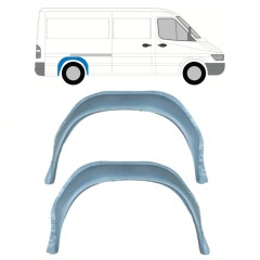 Pannello di riparazione arco ruota posteriore interno per Mercedes Sprinter 1995-2006 / Sinistra = Destra (simmetrico) / Set 10959