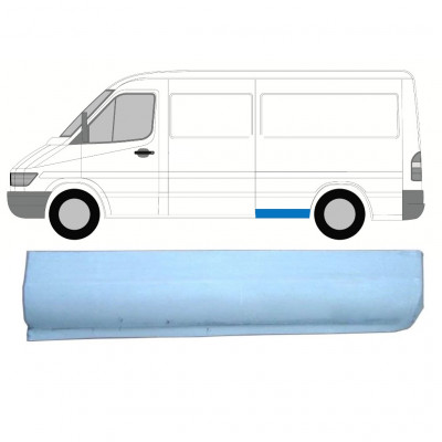 Pannello di riparazione sezione inferiore parafango posteriore per Mercedes Sprinter 1995- / MWB / Sinistra 8143