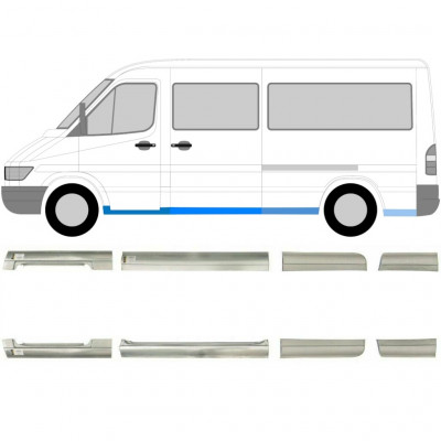 MERCEDES SPRINTER 1995- PASSO MEDIO BASSO PANNELLO DI RIPARAZIONE / SET DI 8