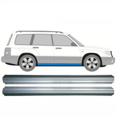 Pannello di riparazione sottoporta lamiera per Subaru Forester SF 1997-2002 / Sinistra = Destra (simmetrico) / Set 9556