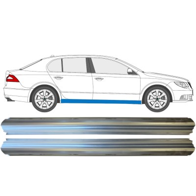 Pannello di riparazione sottoporta lamiera per Skoda Superb 2008-2015 / Sinistra+Destra / Set 14777