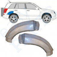 Pannello di riparazione sezione posteriore parafango posteriore per Suzuki Grand Vitara 2005-2012 / Sinistra+Destra / Set 9888