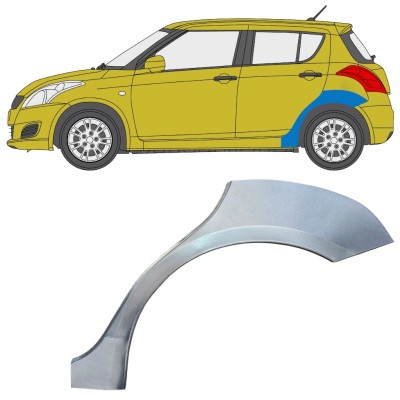 Pannello di riparazione parafango posteriore per Suzuki Swift 2010-2017 / Sinistra 16365
