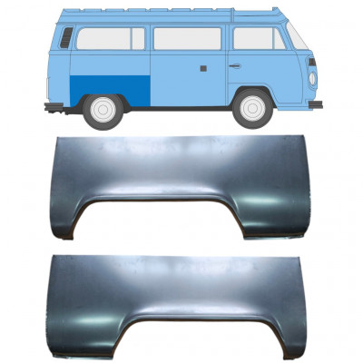 Pannello di riparazione parafango posteriore per VW Transporter T2 1967-1979 / Sinistra+Destra / Set 10506