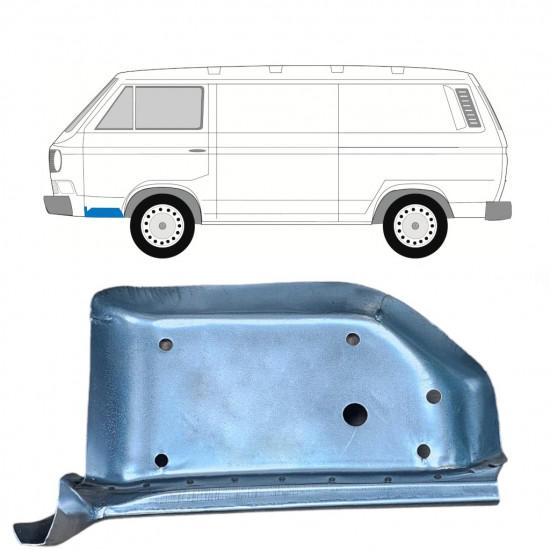 Pannello di riparazione gradino anteriore per VW Transporter T3 1979-1992 / Sinistra 8161