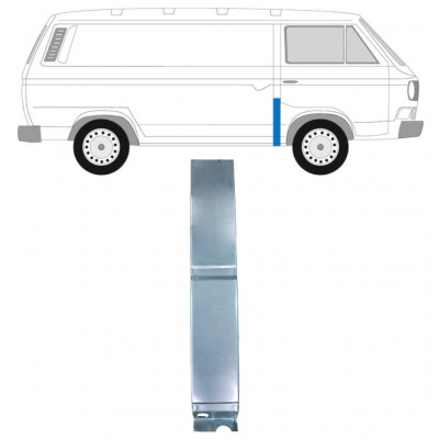 Pannello di riparazione del montante per VW Transporter T3 1979-1992 / Destra 11625